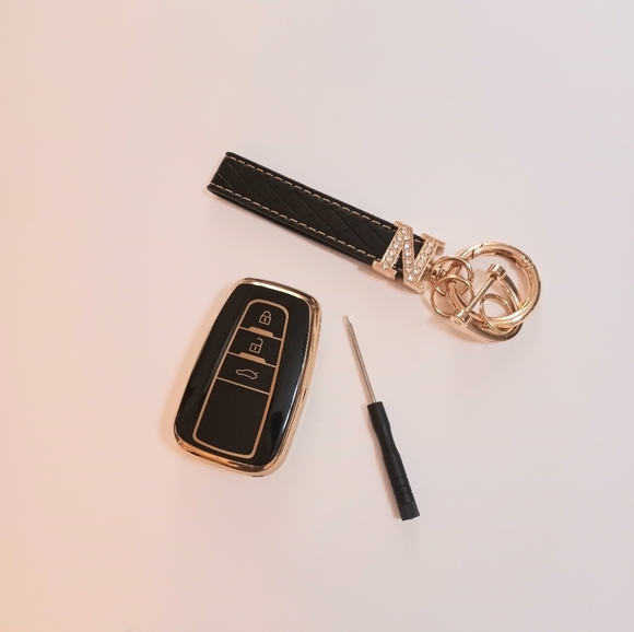 Car Key Fob Cover Compatible for a Toyota B - Picture 3 of 11